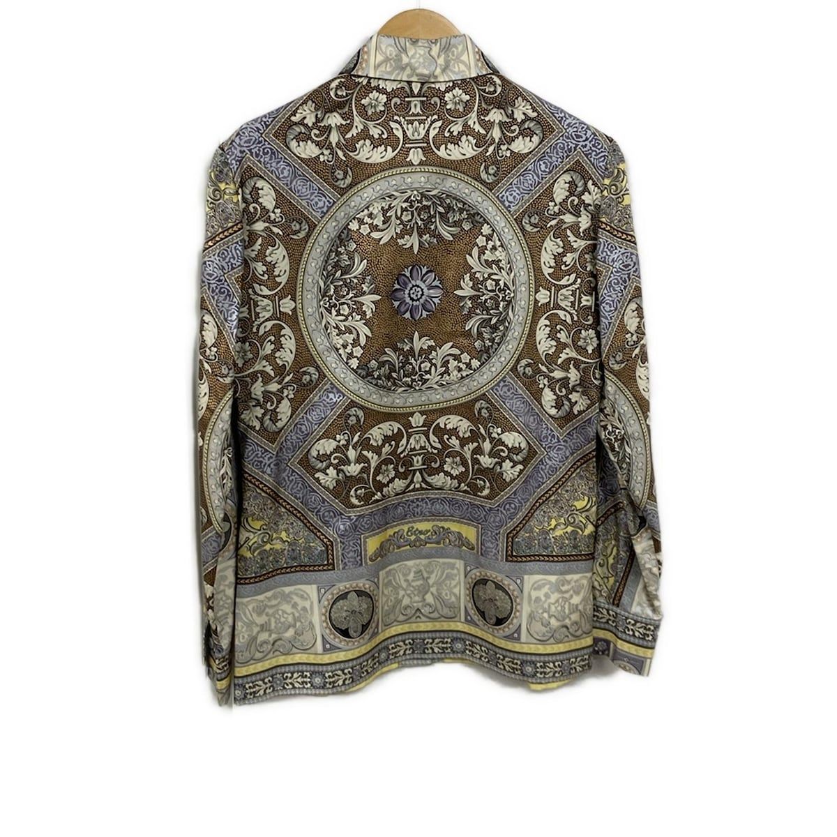 ETRO エトロ 長袖シャツブラウス サイズ42 M レディース - ライトパープル×アイボリー×マルチ シルク