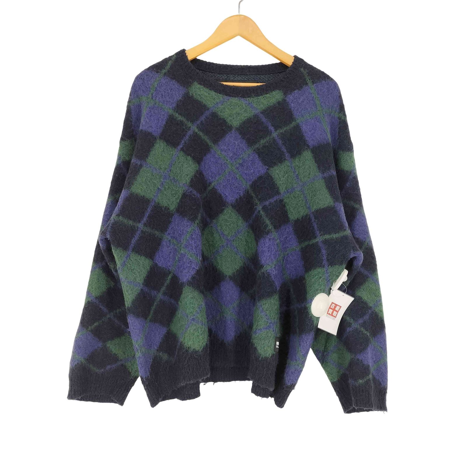 NEIGHBORHOOD(ネイバーフッド) ARGYLE PATTERN MOHAIR SWEATER  メンズ  L【中古】【ブランド古着バズストア】 ネイバーフッド NEIGHBORHOOD ARGYLE PATTERN MOHAIR SWEATER メンズ L