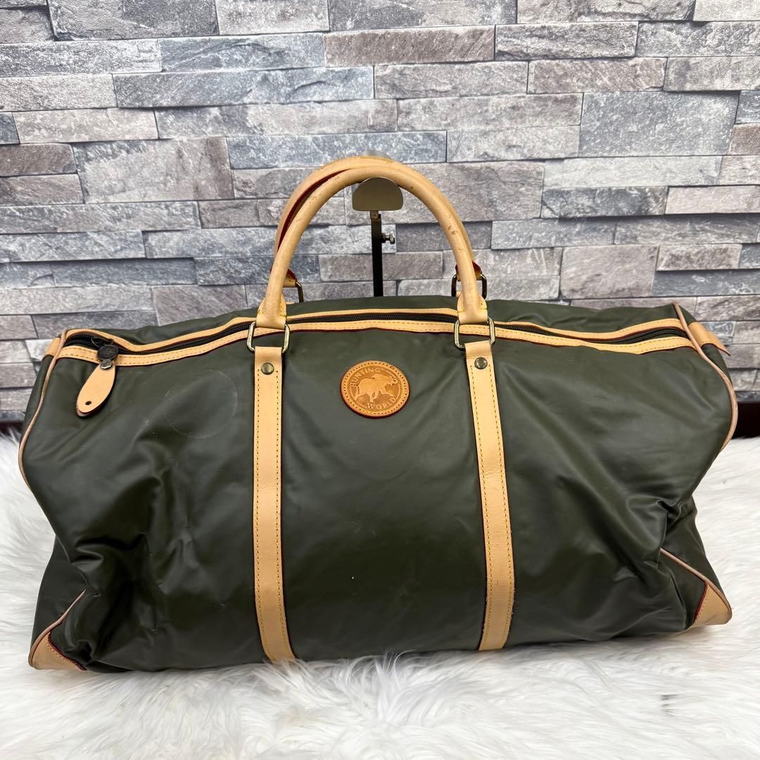 HUNTING WORLD ハンティングワールド バチュークロスロゴレザー