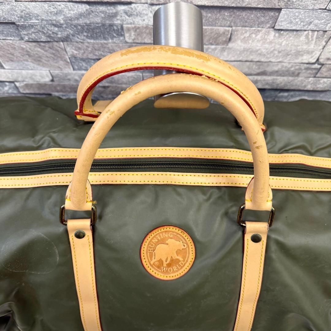 HUNTING WORLD ハンティングワールド バチュークロスロゴレザー