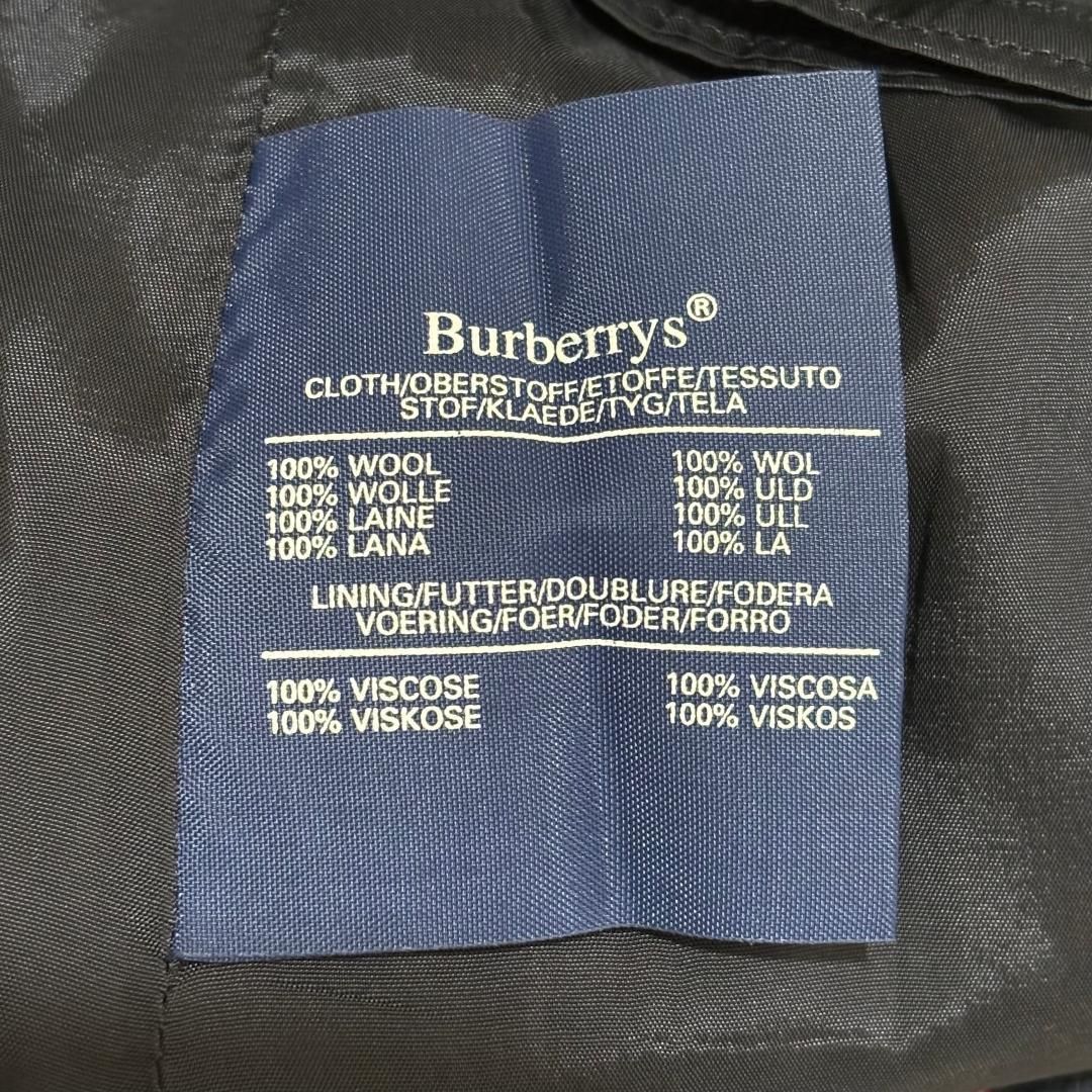 美品 販売 Burberry ノバチェックひざ丈スカート ネイビー