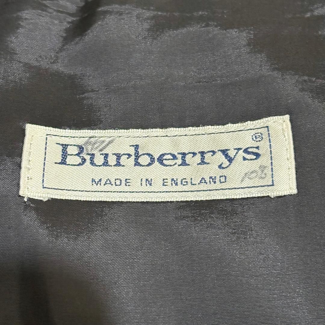 美品 販売 Burberry ノバチェックひざ丈スカート ネイビー  
