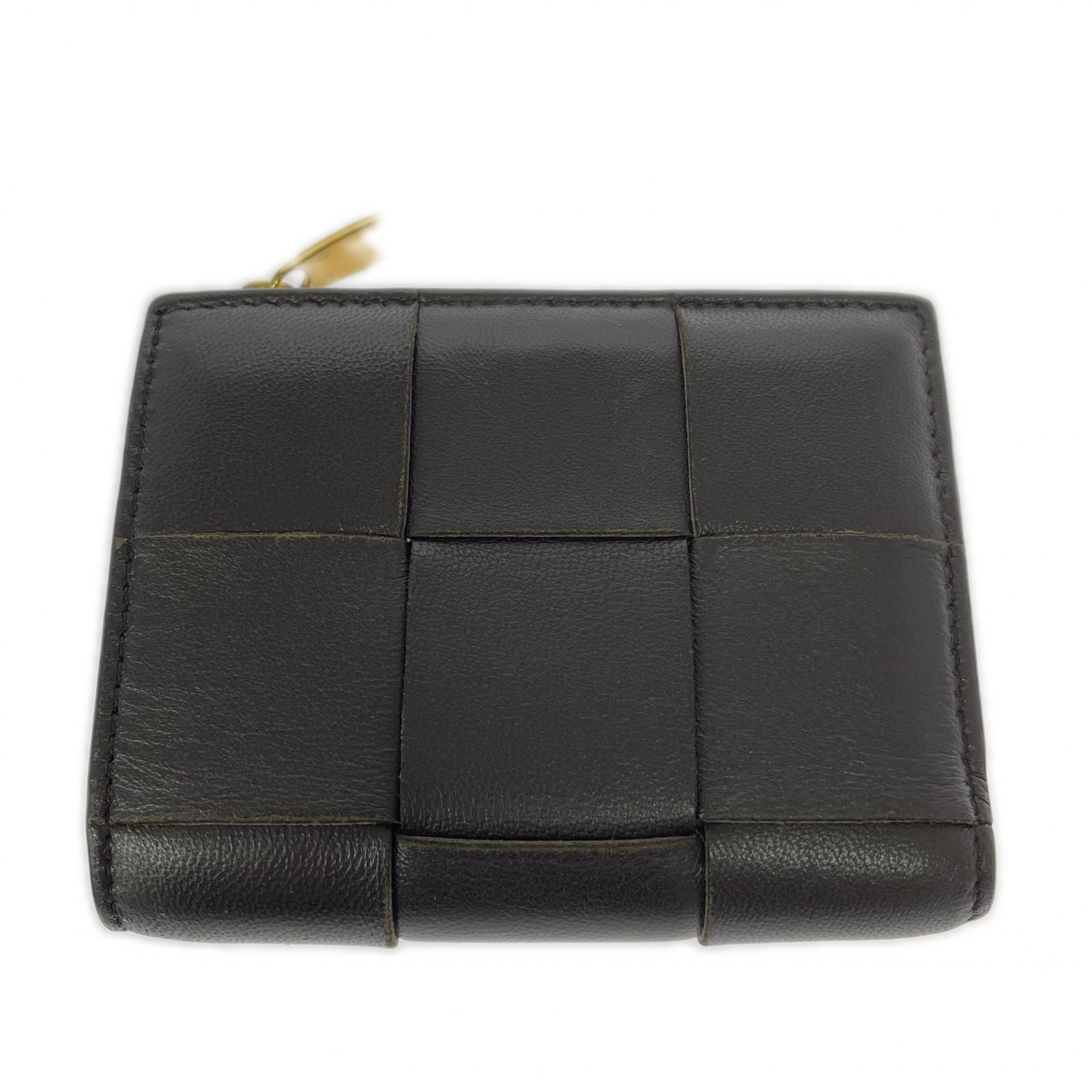 Bottega Veneta ｽﾓｰﾙｲﾝﾄﾚﾁｬｰﾄ 二つ折り財布 ﾌﾞﾗｳﾝ