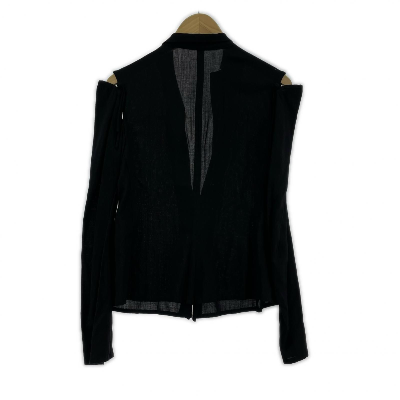 Yohji Yamamoto +NOIR 変形 ｶｰﾃﾞｨｶﾞﾝ 1 ﾌﾞﾗｯｸ - メルカリ