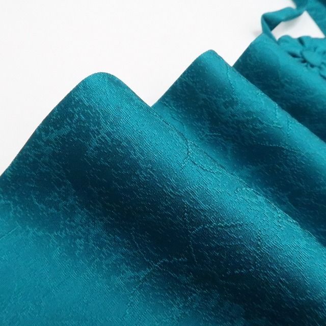 ❁tomihisa❁ BANKAN 薔薇 着物 正絹 を抱いて大人に染まるお洒落自慢のハイセンス 仕付け糸付 ロング丈 道中着 7416