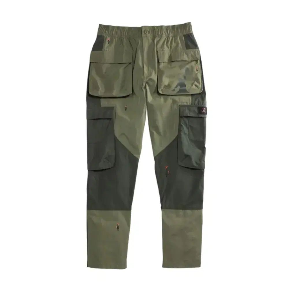 M ジョーダン トラヴィス スコット ウォッシュド カーゴ パンツ オリーブ