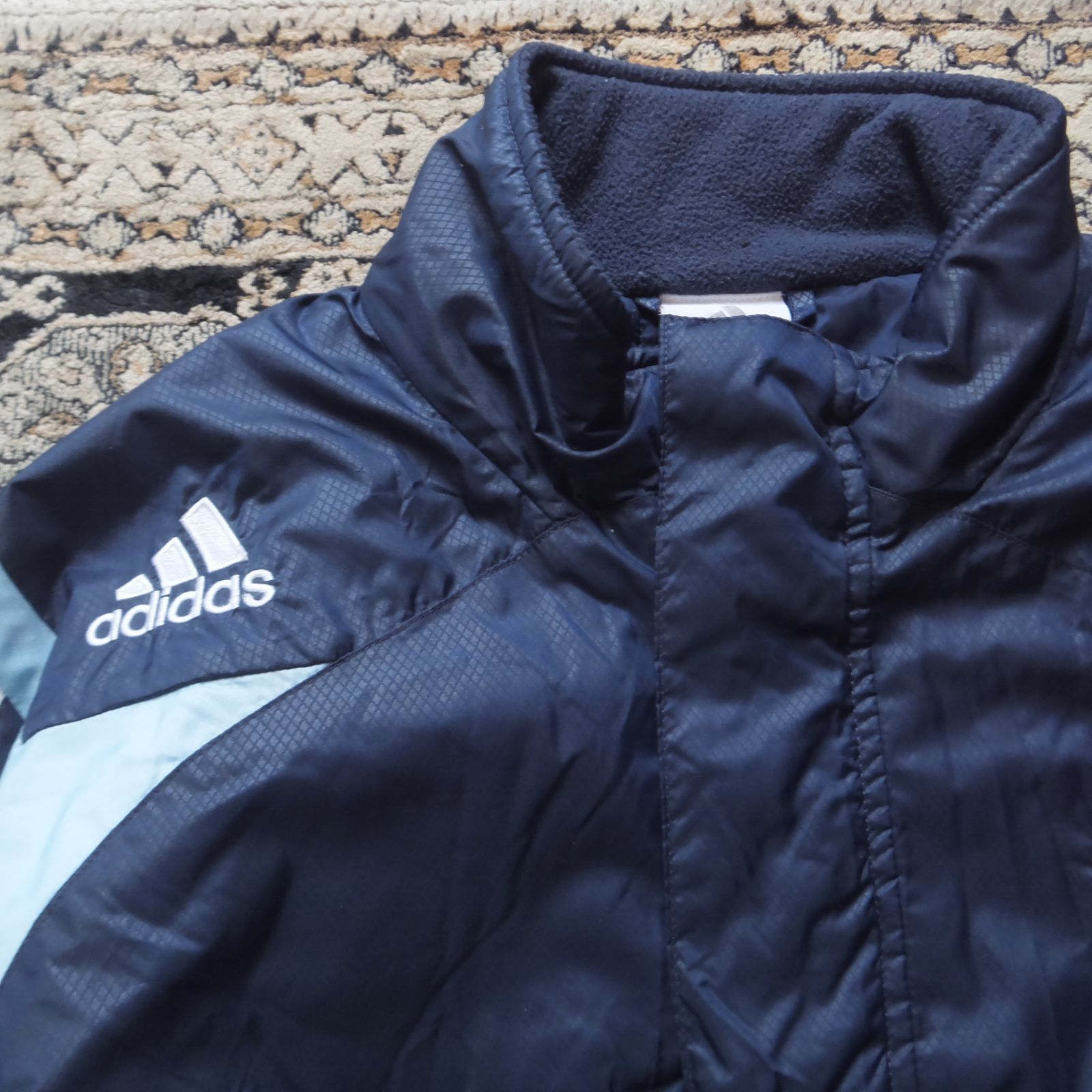  07 s adidas real madrid nylon jacket bench coat ルマドリード ベンチコート XL ベンチコート ウェア