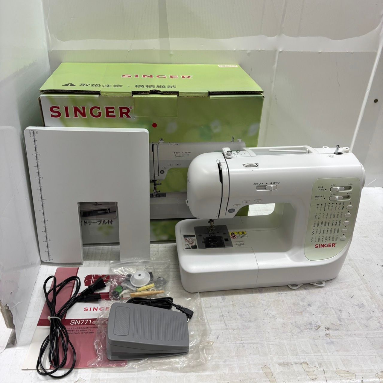 h 10681 SINGER シンガー コンピュータミシン SN 771 裁縫