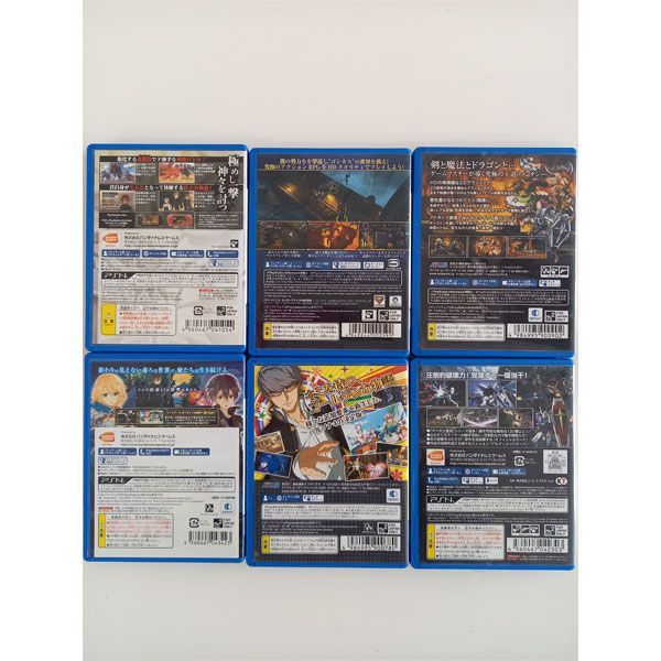プレイステーションヴィータ PSV ゲームカセット まとめ売り 6点セット