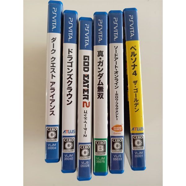 プレイステーションヴィータ PSV ゲームカセット まとめ売り 6点セット