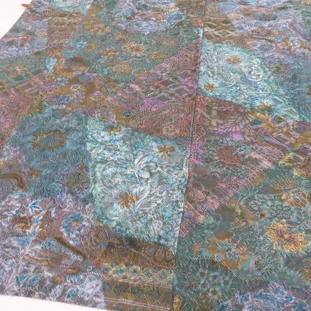 ❁tomihisa❁新品 前田仁仙 落款 更紗 着物 正絹“人それぞれに高みを