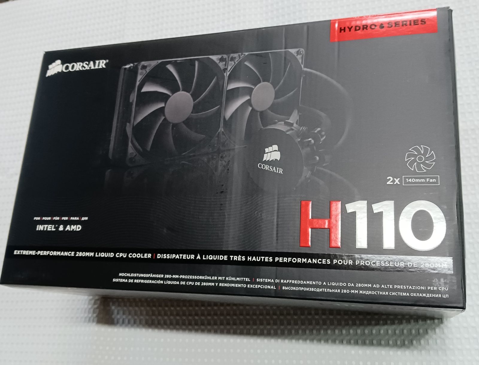 中古 Corsair H110 280mm 簡易水冷 CPUクーラー Corsair H110 280mm 