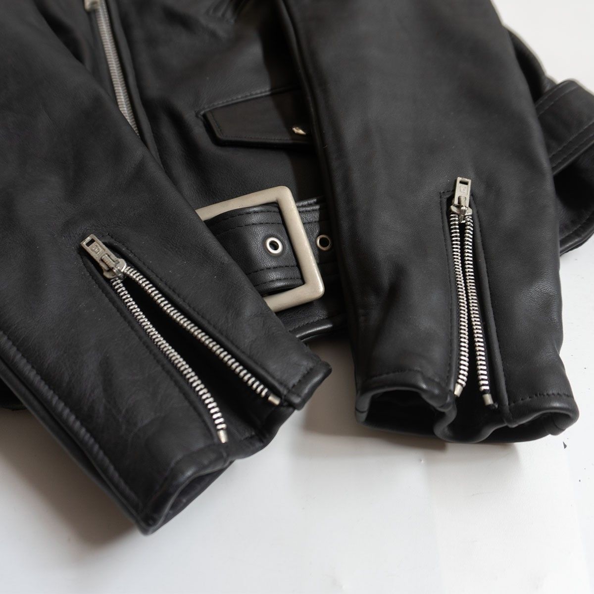 美品】666 triple six【ステアハイド UK サイドベルト ダブル