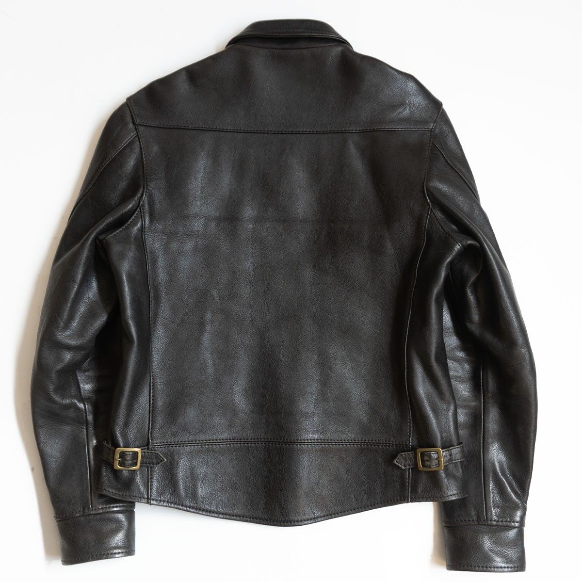 雰囲気抜群】天神ワークス【SINGLE COLLAR JACKET/JS02BK】TENJIN