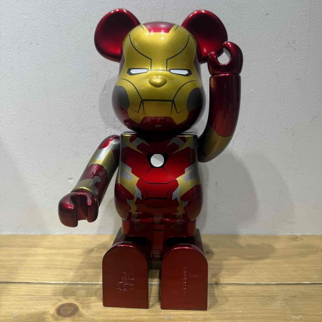 MEDICOM TOY BE BRICK MARVEL STUDIOS HAPPYくじ IRON MAN SP賞 400％ メディコムトイ ベアブリック アイアンマン フィギュア