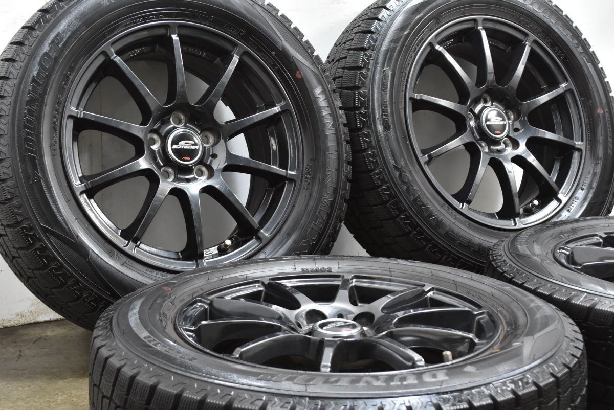 バリ溝 シュナイダー 15 in 6 J 45 PCD 100 アイスガードiG 50 PLUS 195 65 R プリウス カローラスポーツ ツーリング インプレッサ