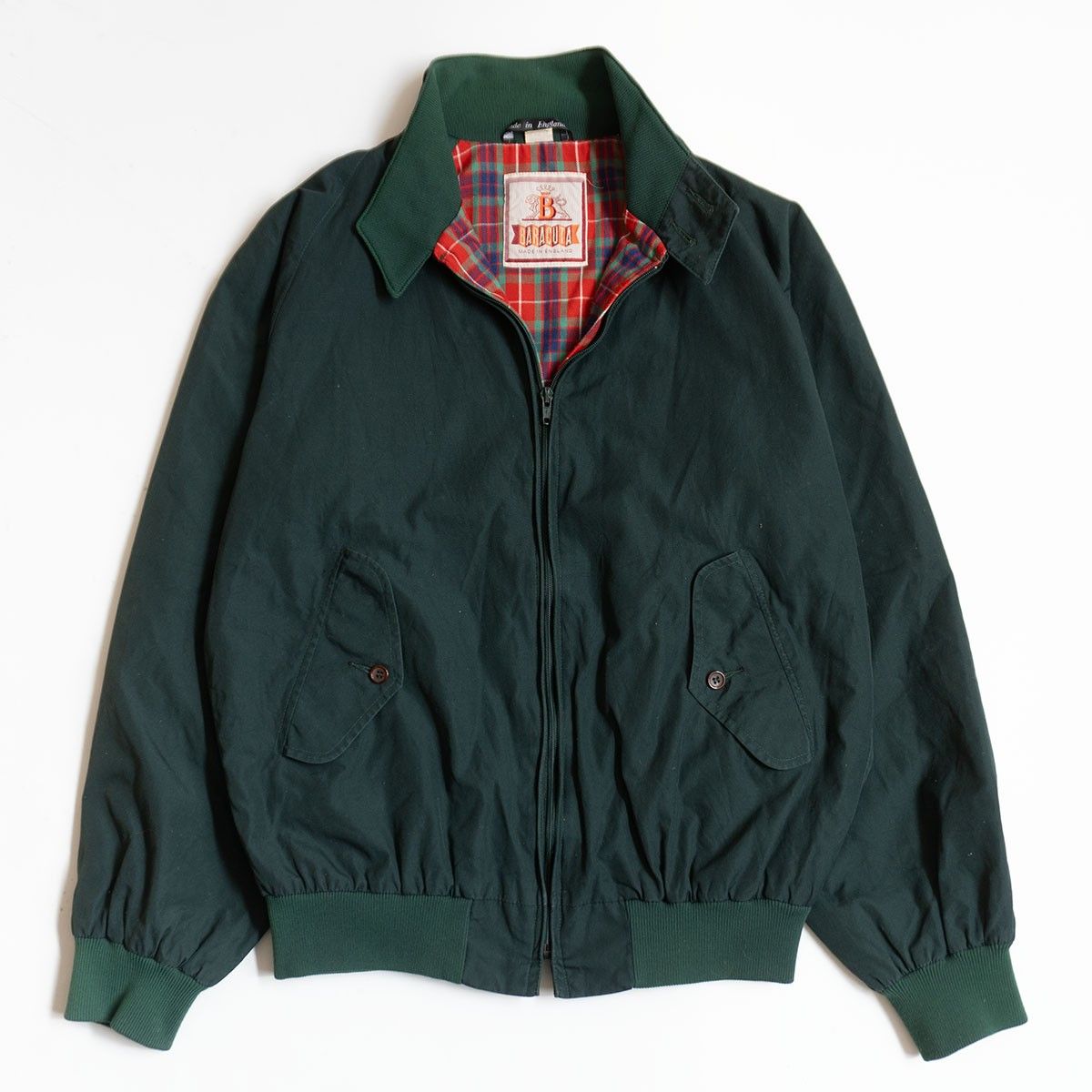 90S】 BARACUTA 【OPTIジップ/G9 スウィングトップ ハリントン 