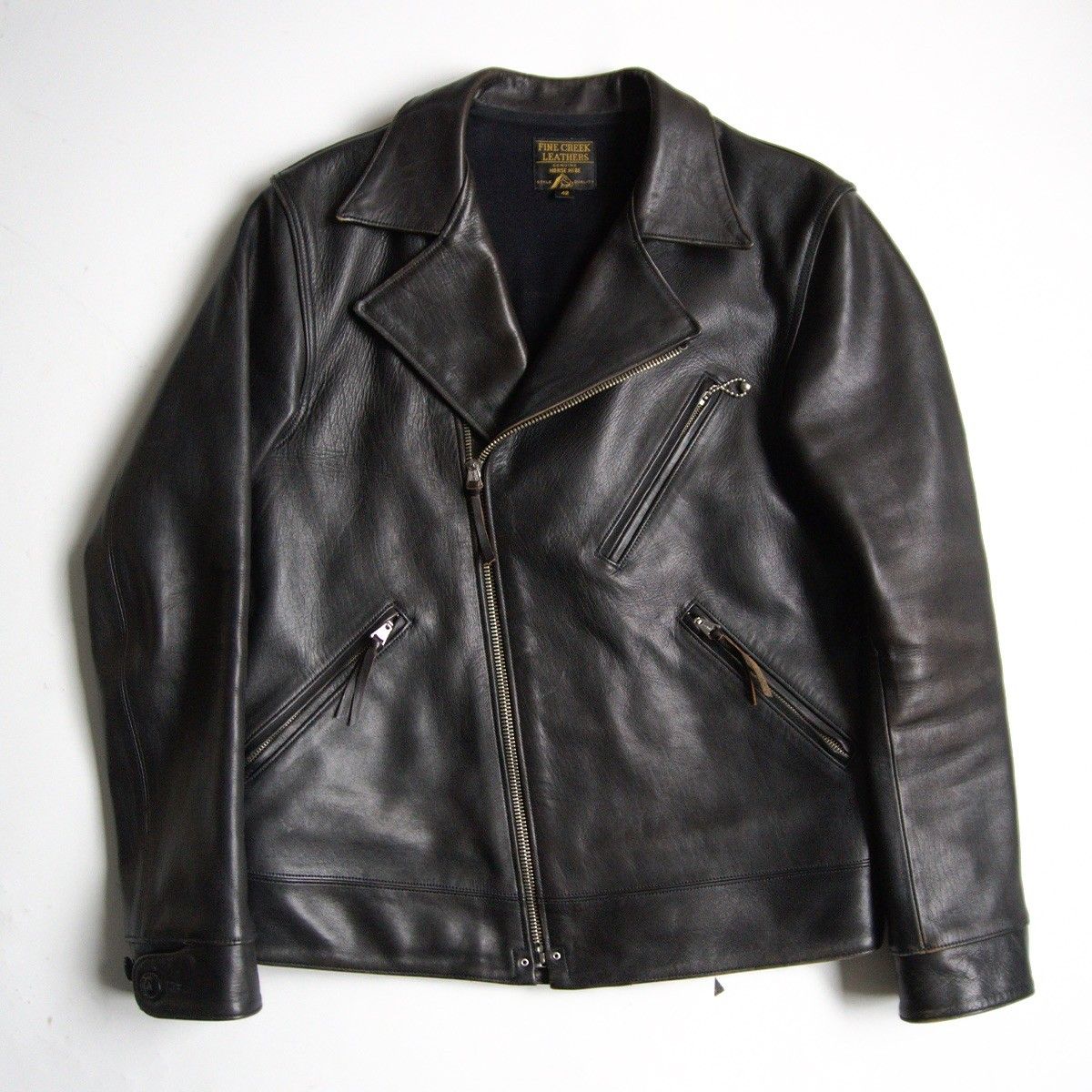 サイズ42】FINE CREEK LEATHERS【Double Riders Jacket Buckland