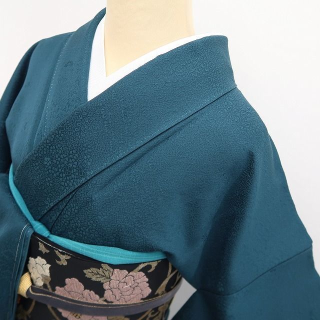 正絹 仕付け糸付