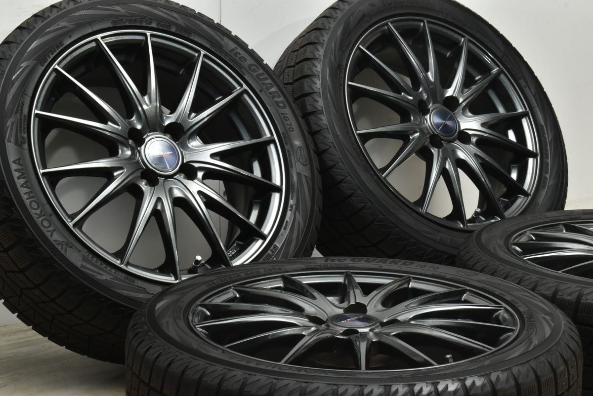 バリ溝 VELVA 16 in 6 J 40 PCD 100 アイスガードiG 70 195 50 R NDロードスター ヤリス ヴィッツ アクア カローラフィールダー