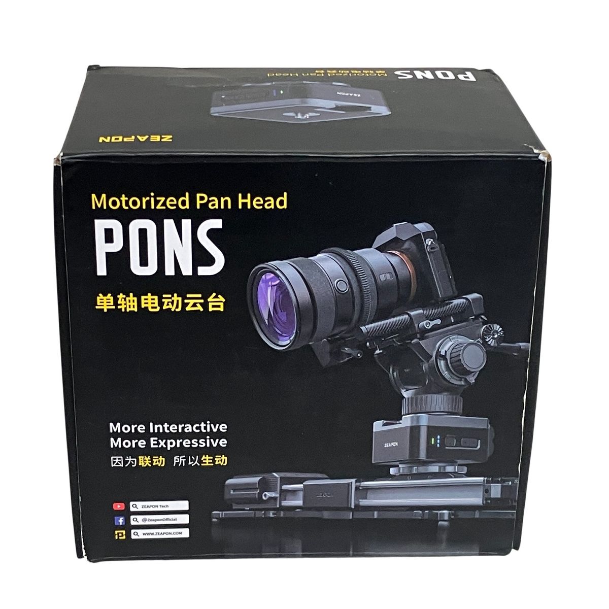ZEAPON PS E 1 ジーポン PONS Motorized Pan Head 電動パンヘッド 良好