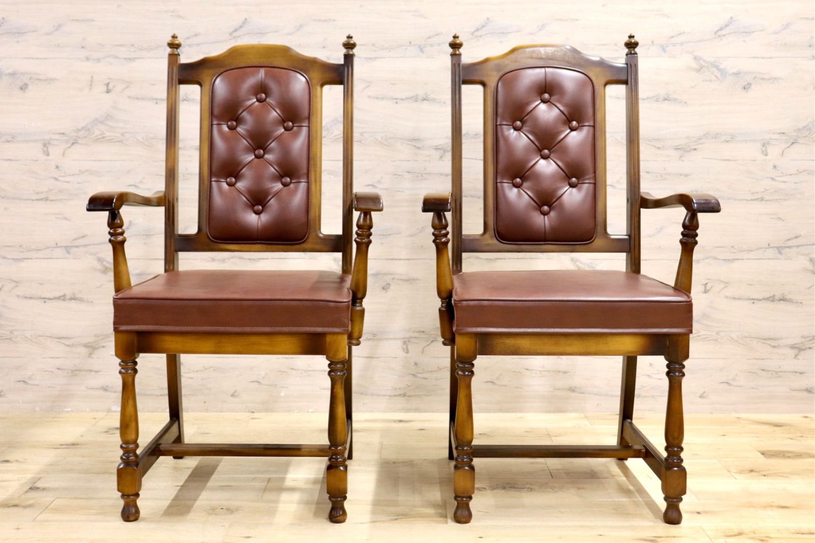 GMIH341C○karimoku / カリモク ダイニングチェア 2脚セット アーム