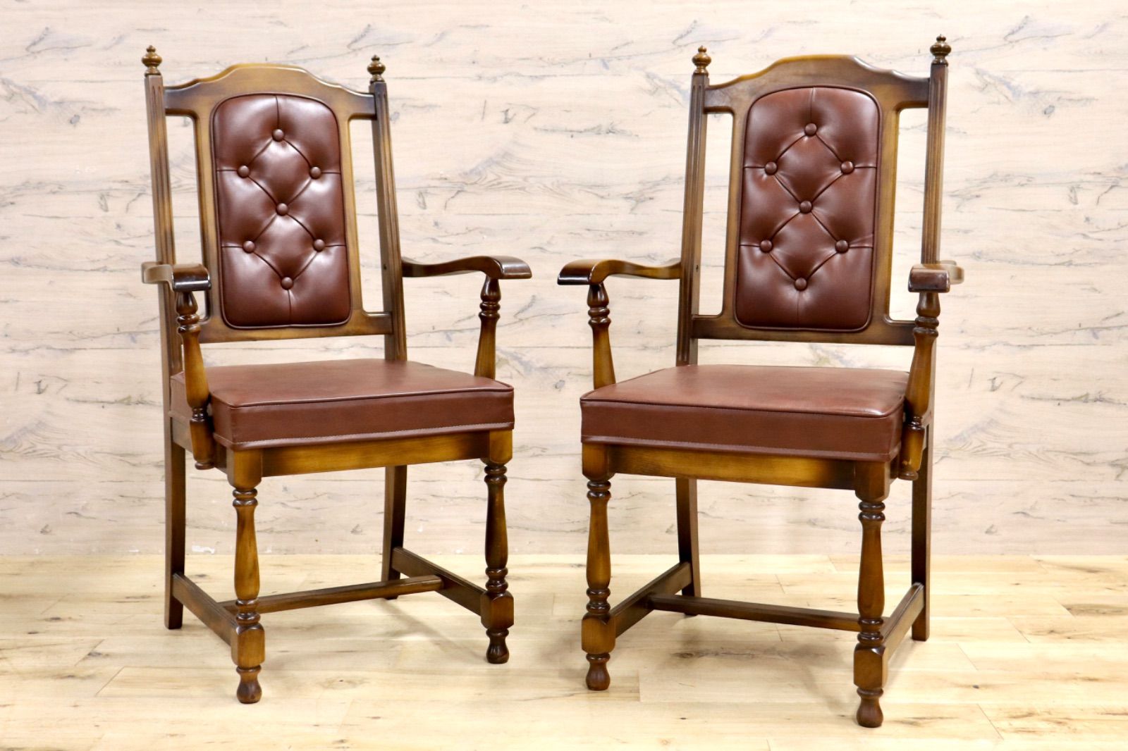 GMIH341C○karimoku / カリモク ダイニングチェア 2脚セット アーム