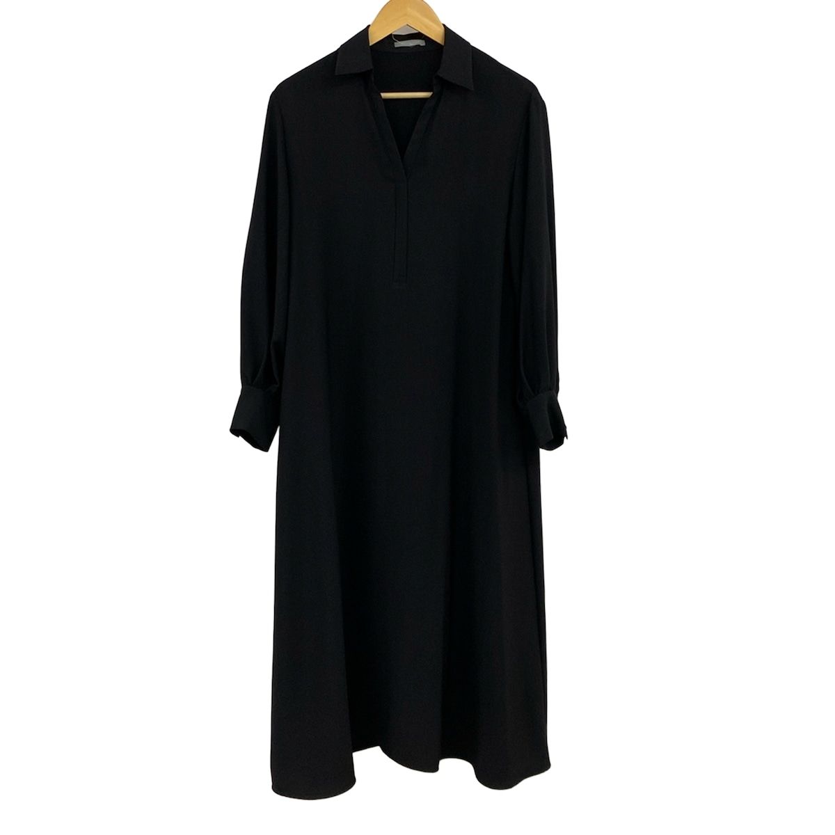 未使用級 2023 セオリーリュクス ブラウス 長袖 ブラック 38 バルーン袖 theory luxe(セオリーリュクス) ワンピース サイズ038 M レディース