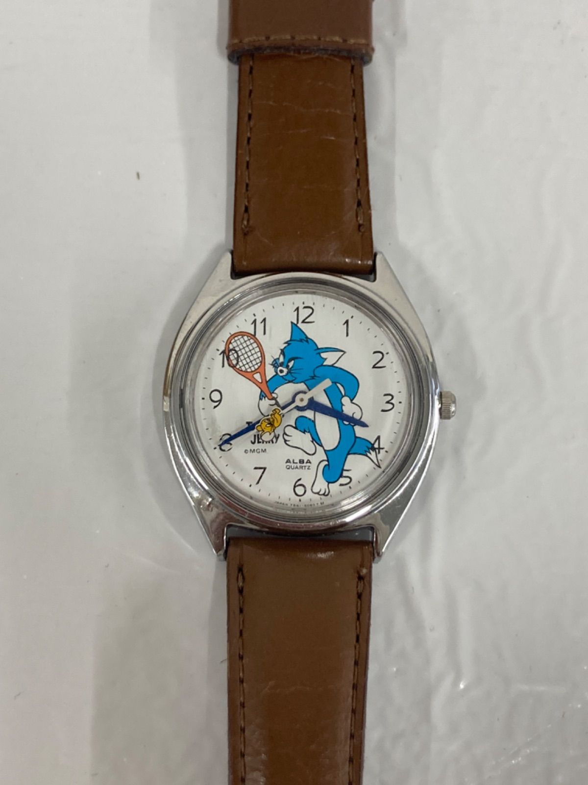  2 不動品 トムとジェリー 腕時計 クォーツ ビンテージ 時計 1 腕時計(クォーツ) 腕時計(アナログ)