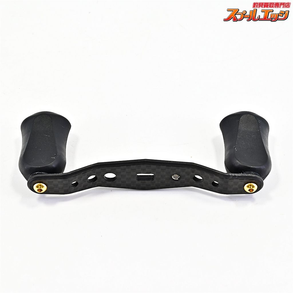 KTF IXA オフセットカーボンハンドル 85 mm シマノ左用ハンドルナット リテーナー付 ゴールド m 43309