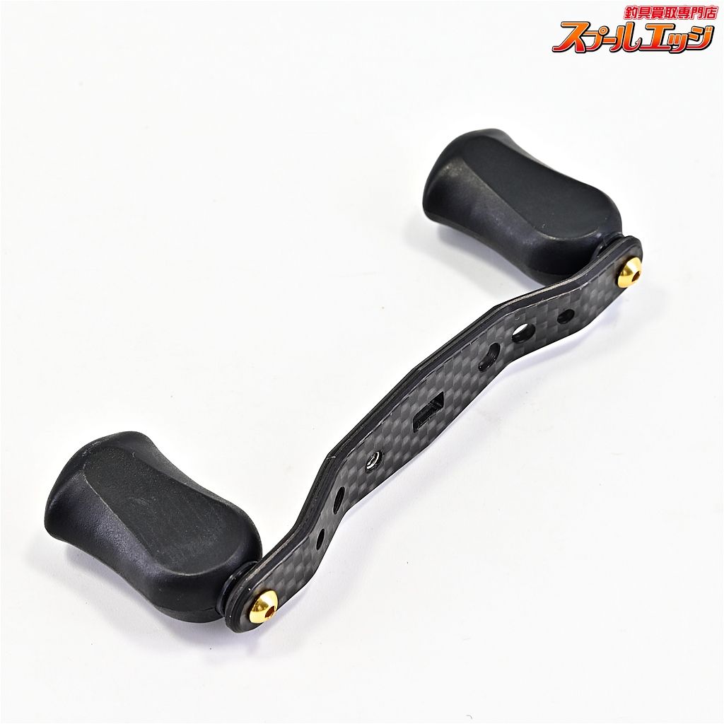  KTF IXA オフセットカーボンハンドル 85 mm シマノ左用ハンドルナット リテーナー付 ゴールド m 43309 その他 リールパーツ