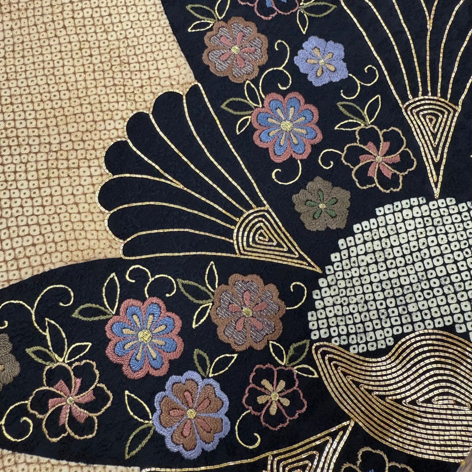 本手加工友禅刺繍袋帯 お仕立て上がり