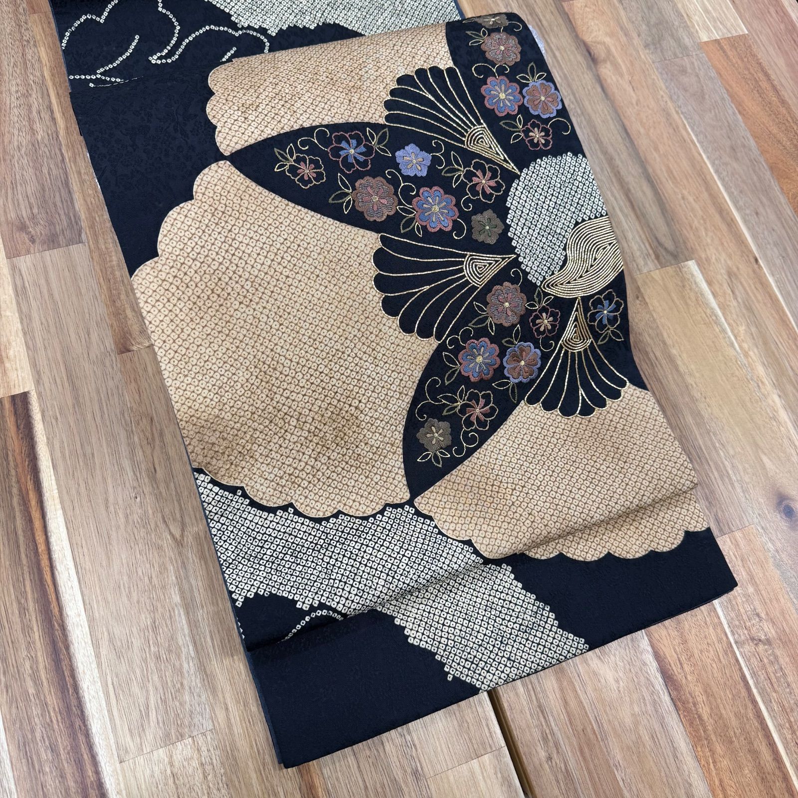 鷹ヶ峰 しょうざん 本手加工友禅刺繍袋帯 お仕立て上がり 名門のお品を証紙ナシ破格値でご奉仕します