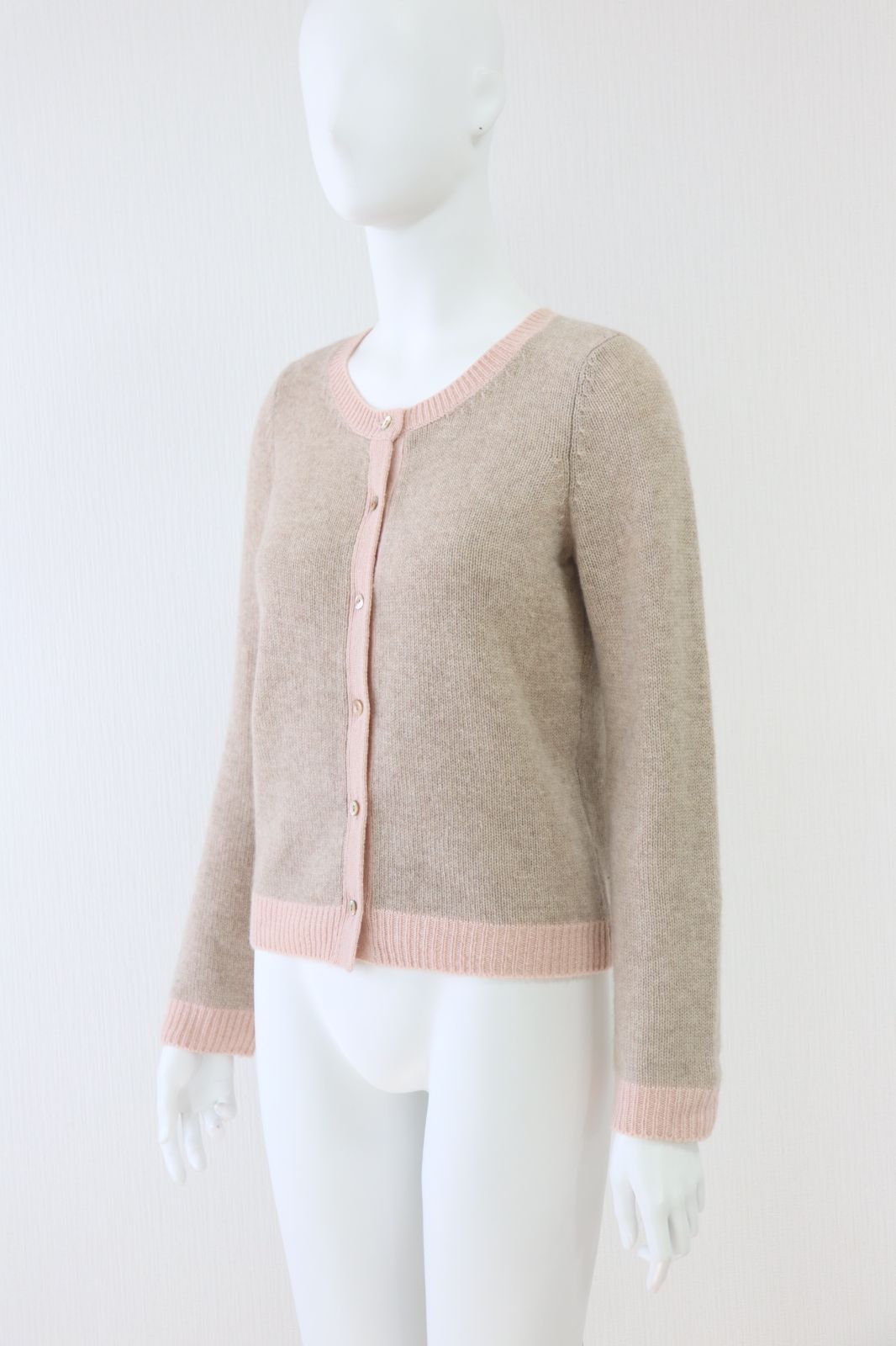 2022年　フォクシー　ジップアップ　カーディガン　ロビン　ピンクベージュ　38 2022年 フォクシー ジップアップ カーディガン ロビン ピンクベージュ