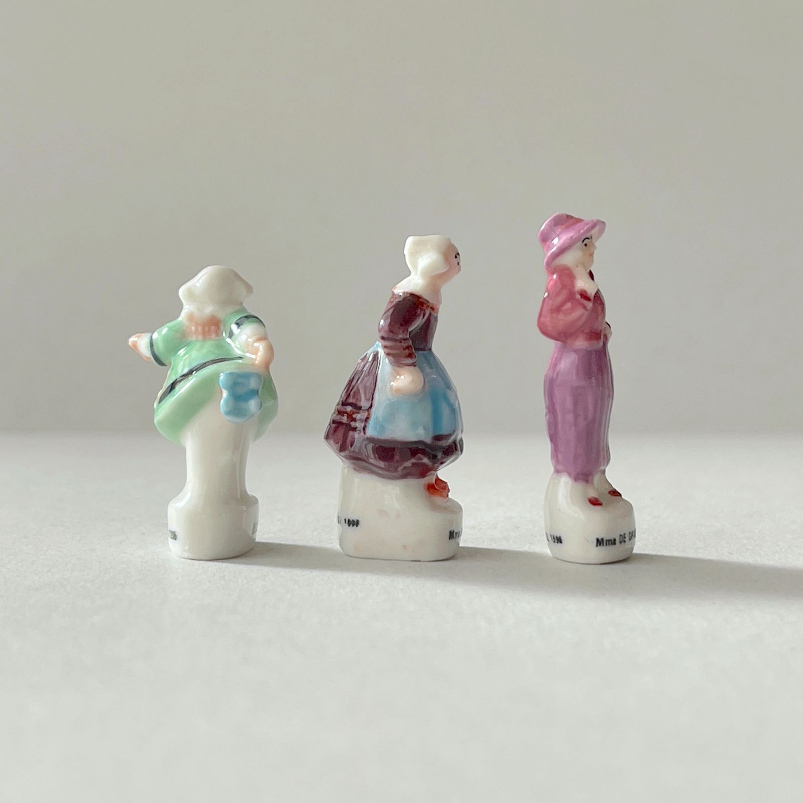 フェーヴ ベカシーヌ 8個 1996年 フランス フェーブ ミニチュア陶器