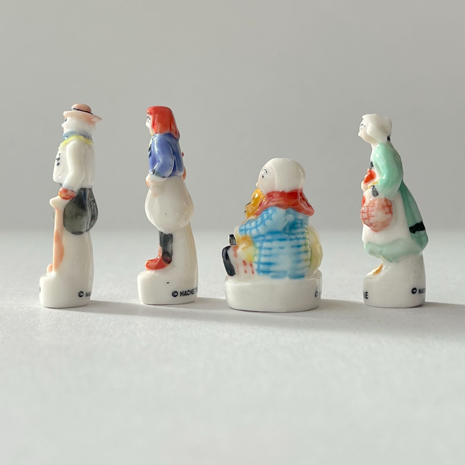 フェーヴ ベカシーヌ 8個 1996年 フランス フェーブ ミニチュア陶器 f