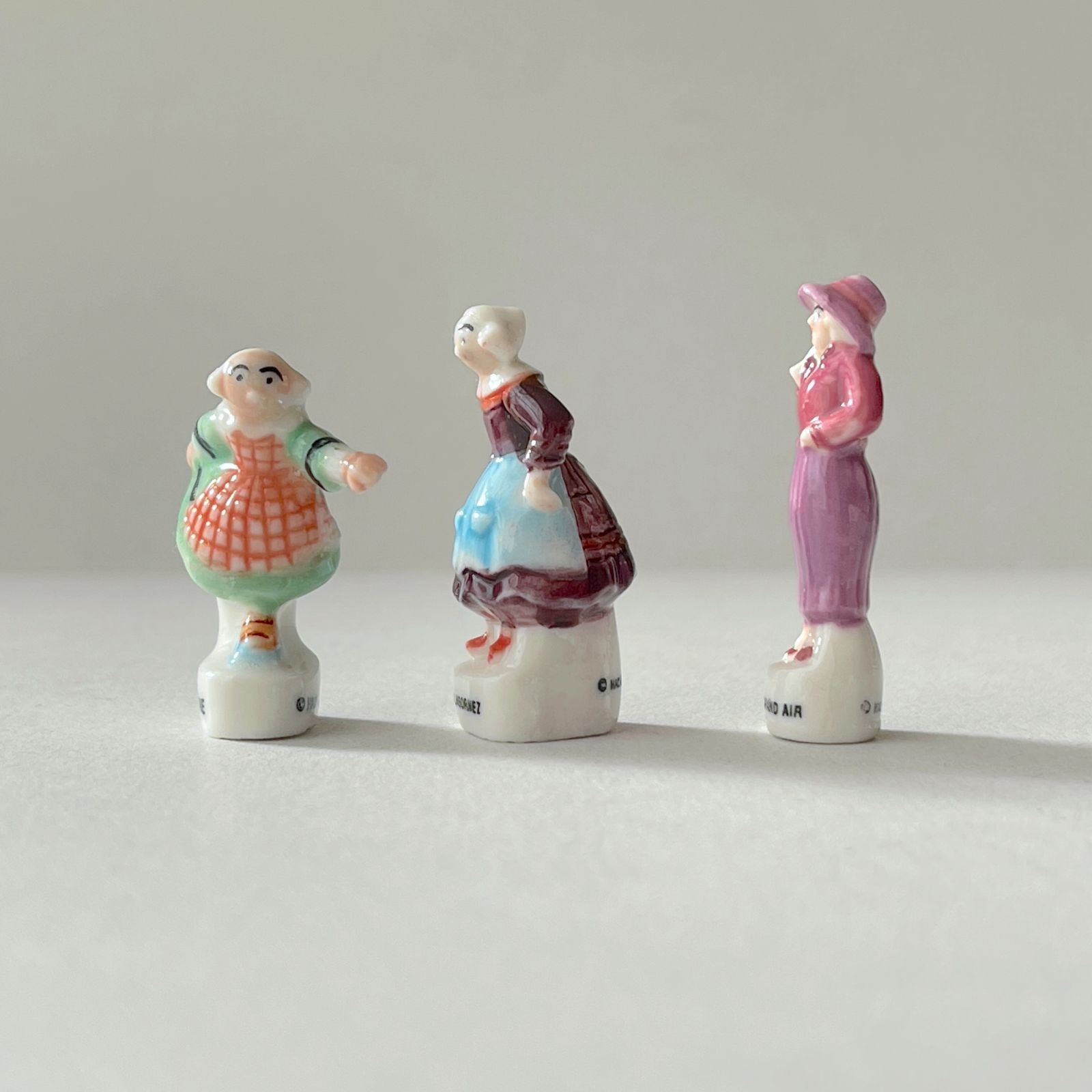 フェーヴ ベカシーヌ 8個 1996年 フランス フェーブ ミニチュア陶器