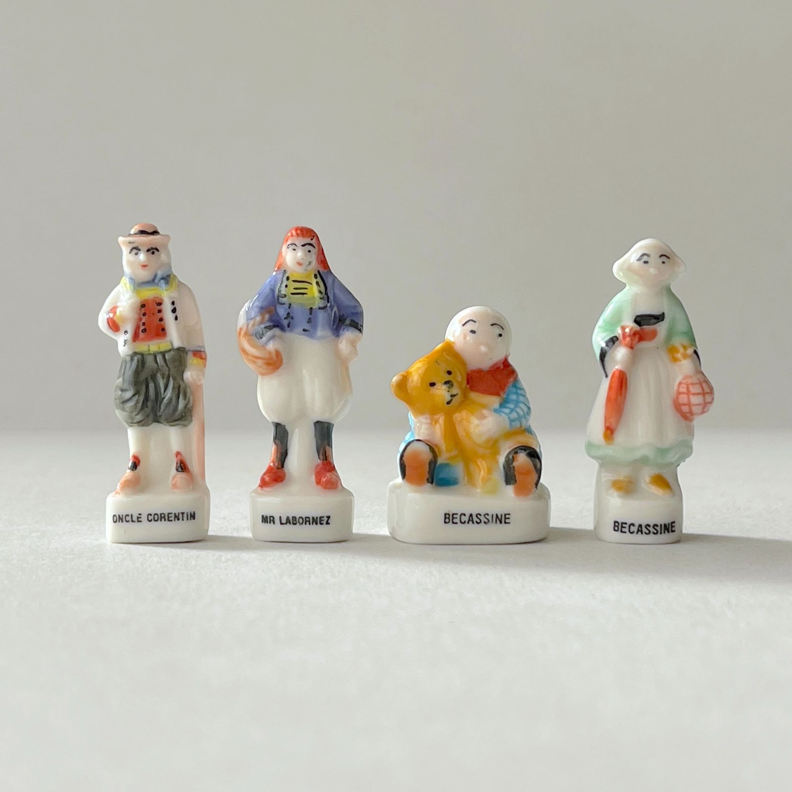 フェーヴ ベカシーヌ 8個 1996年 フランス フェーブ ミニチュア陶器