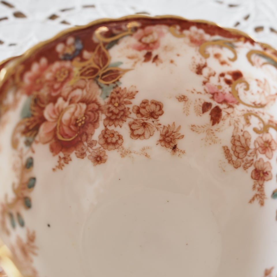 英国アンティーク　サミュエルラドフォード　1800年代トリオカップ＆ソーサー② 英国アンティーク サミュエルラドフォード 1800年代トリオ カップ