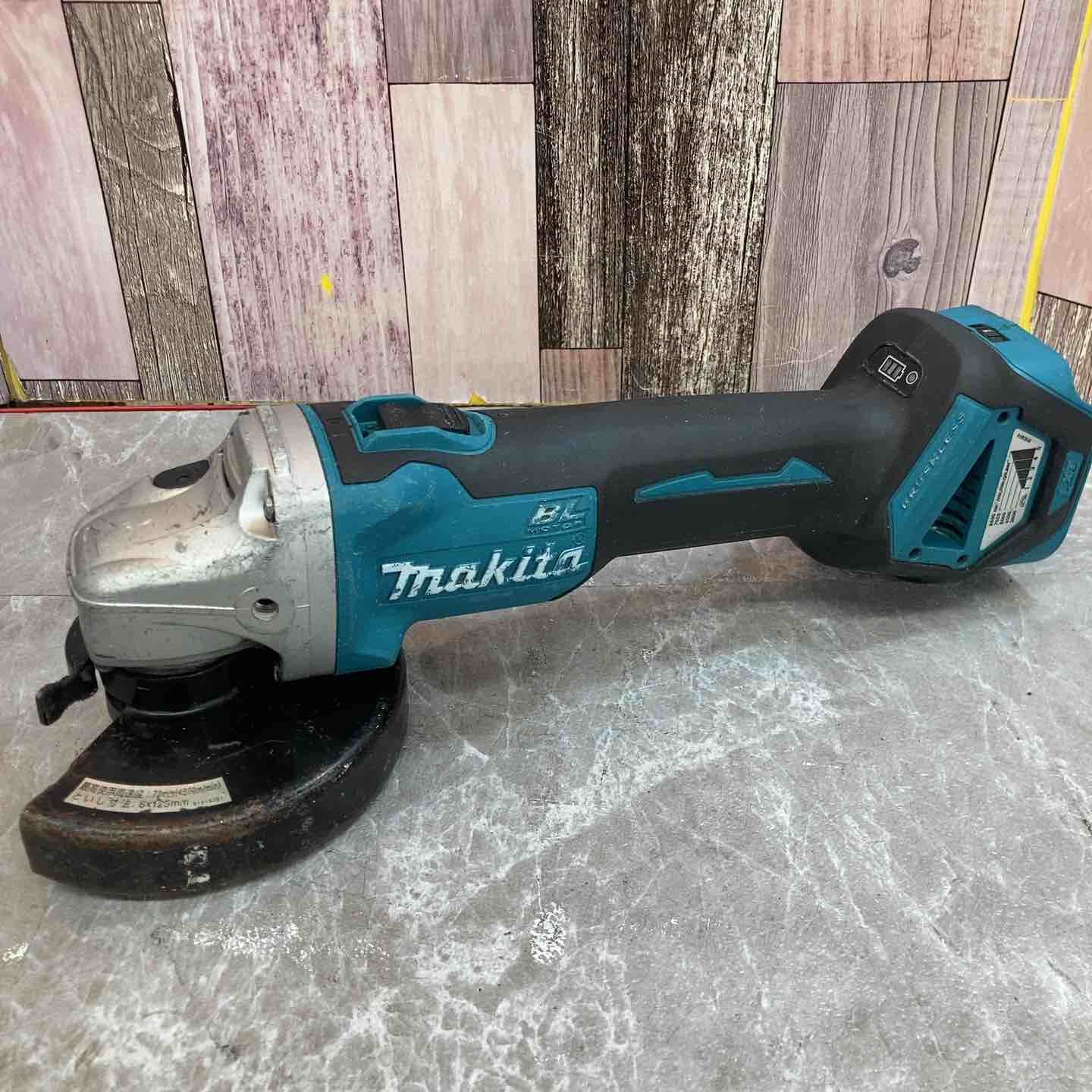 品 マキタ makita 125 mm 18 V コードレスディスクグラインダ GA 512 DZ ハンドル フィルターなし