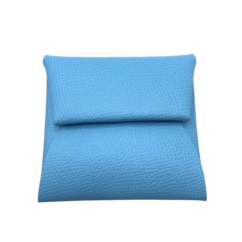 エルメス HERMES バスティア W刻 セレステ エプソン ユニセックス コインケース