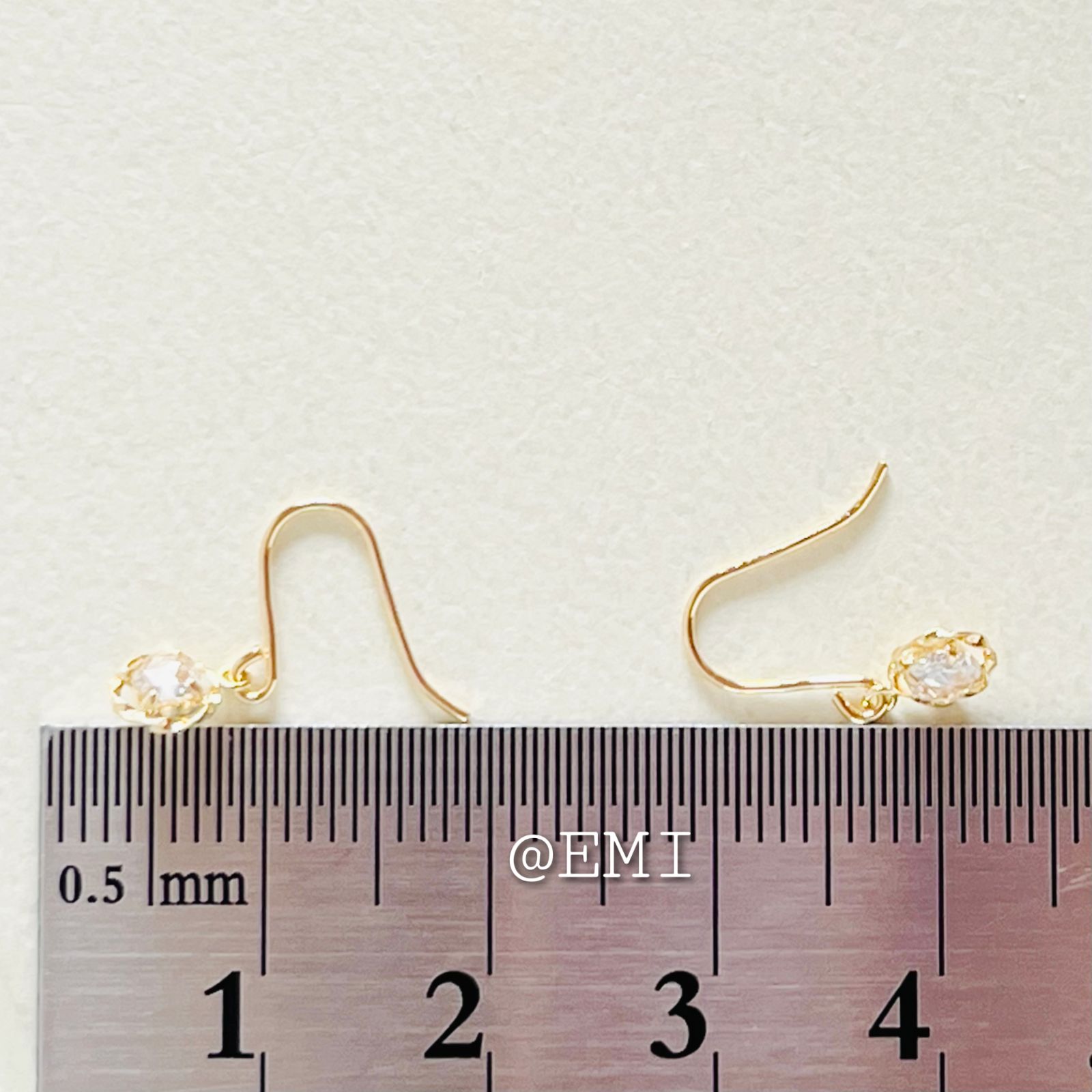 ct デザインフックピアス