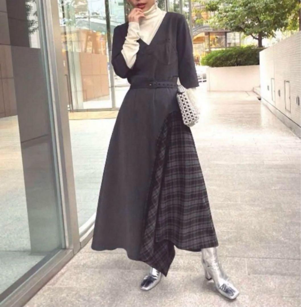 美品】AMERI LADY BRITISH LIKE DRESS ワンピース S 