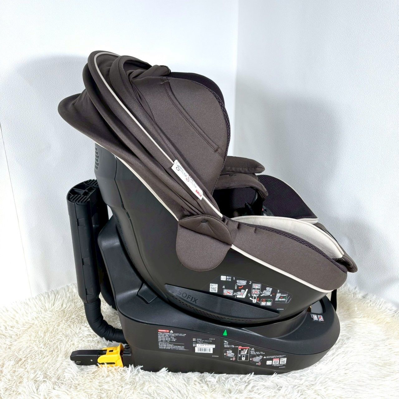 AILEBEBE エールべべ クルット5i グランス ISOFIX ブラウン BF921