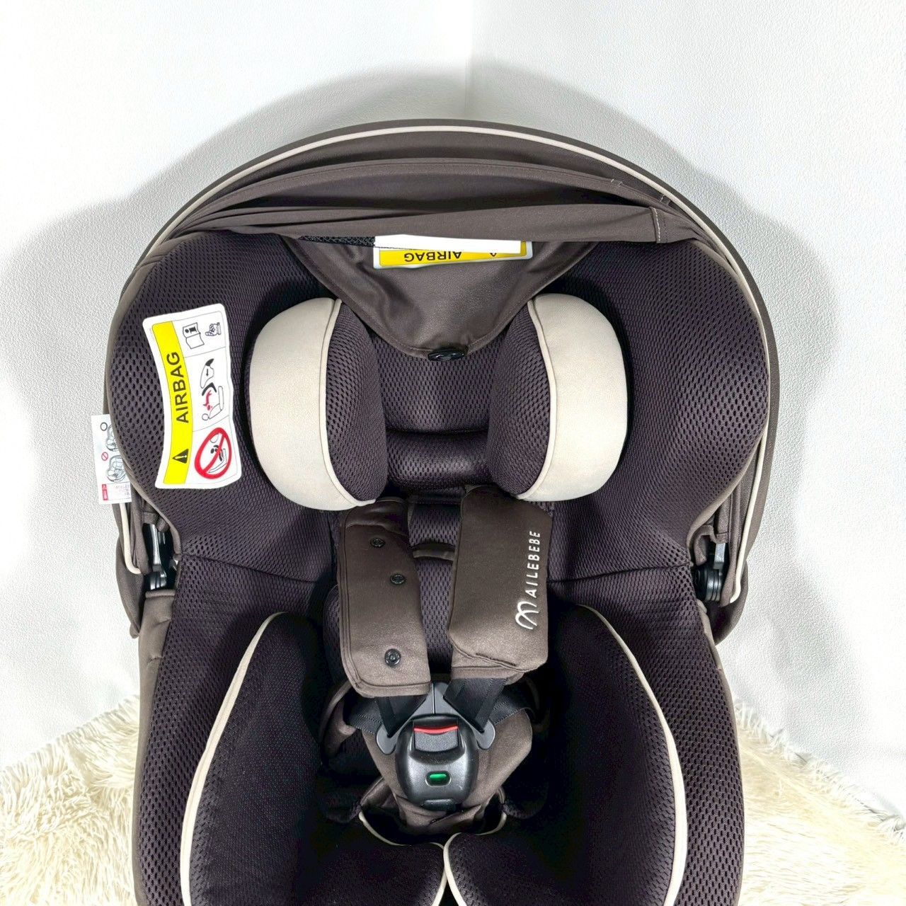 AILEBEBE エールべべ クルット5i グランス ISOFIX　BF921 KURUTTO5 新生児から使える日本製回転式チャイルドシート | 日本製