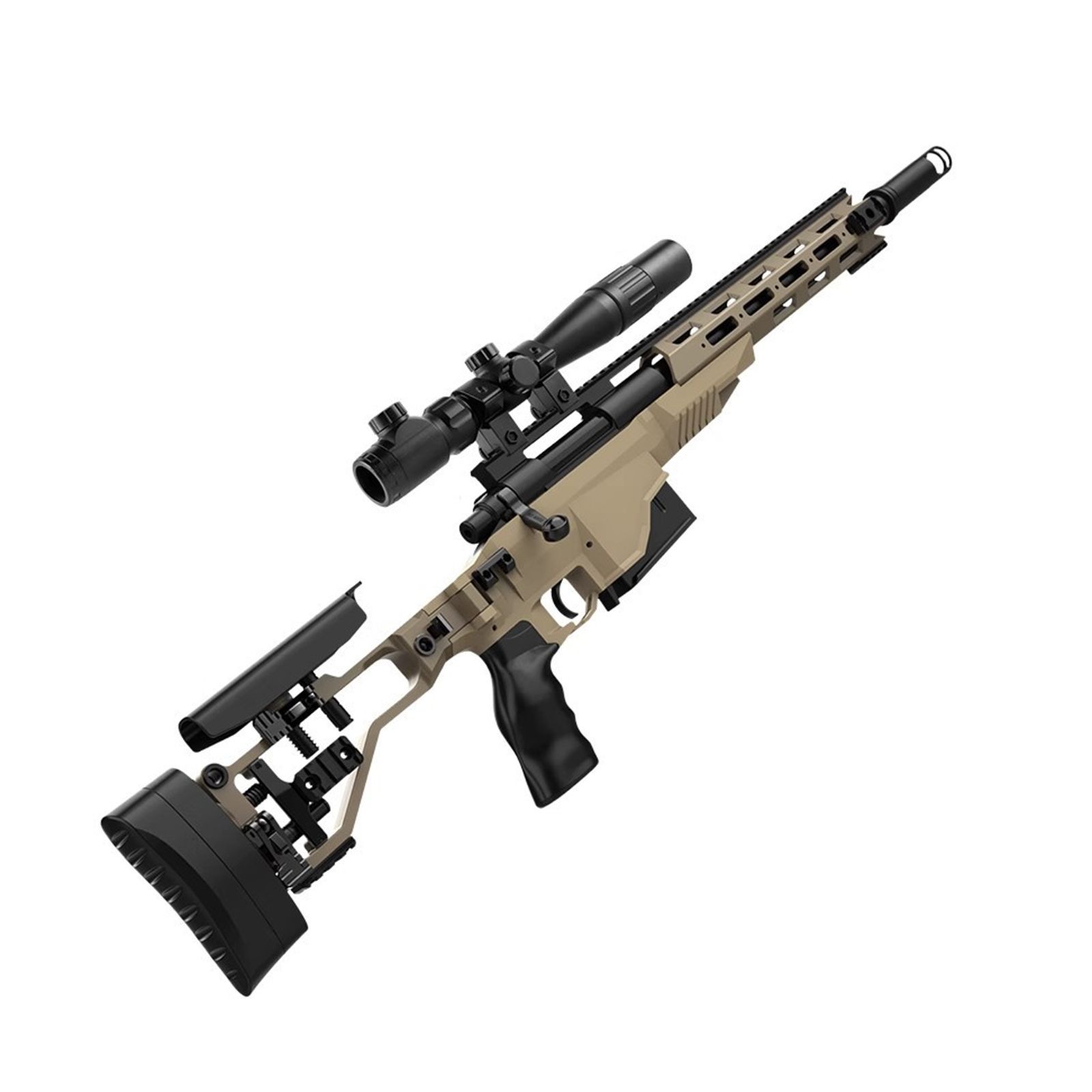 狙撃銃風おもちゃ銃 スナイパーライフル ボルトアクション式排莢再現 銃 M 40 A 6 スポンジ弾 サバゲー 14歳以上向け 狙撃銃おもちゃ銃 エアガン