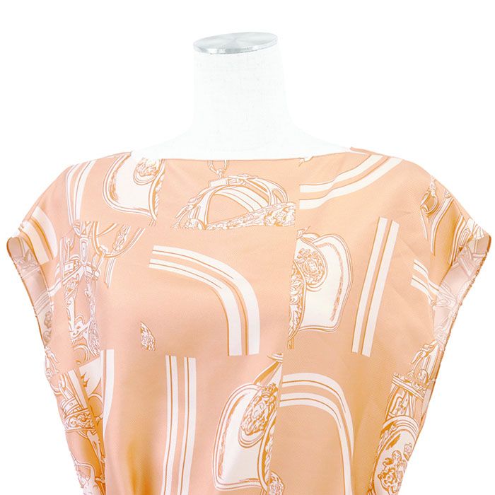 未使用】HERMES エルメス ワンピース シルク100％ 2024年製 En