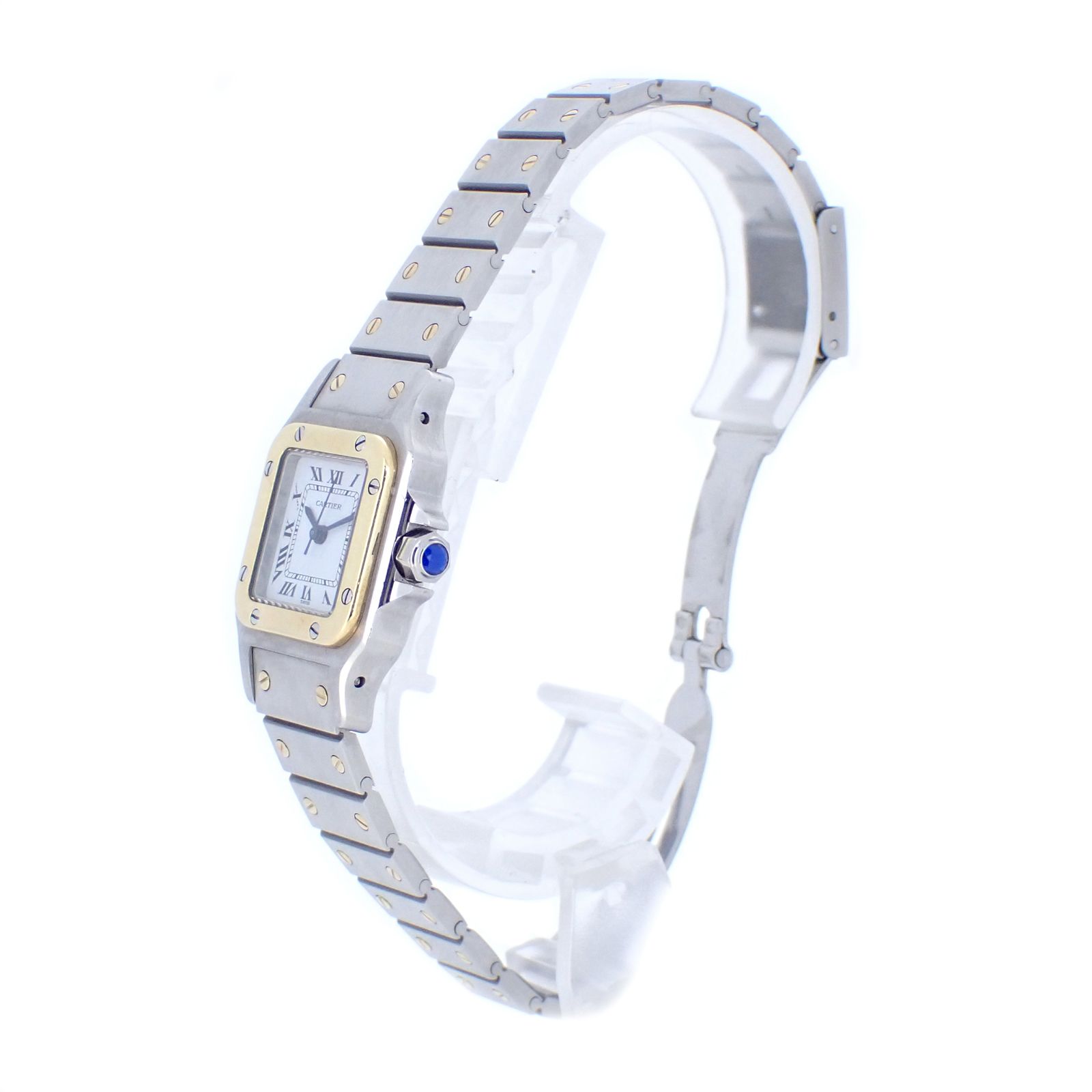 カルティエ サントスガルベSM SS YG レディース 腕時計