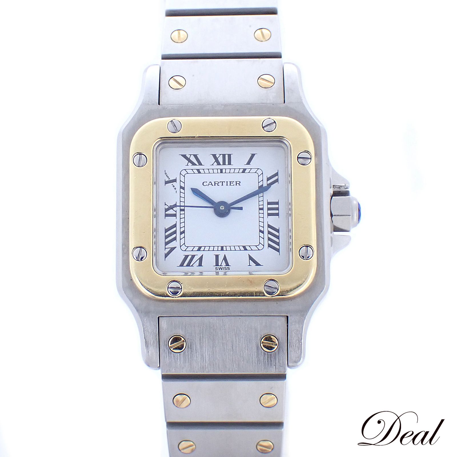 カルティエ サントスガルベSM SS YG レディース 腕時計