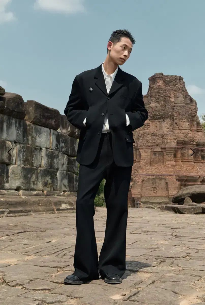 Stu 24 ss ウールスラックス